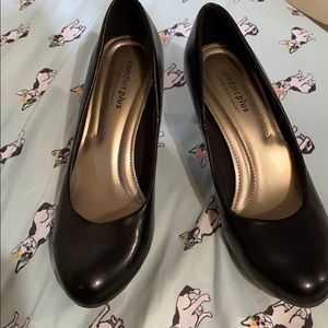 Comfort Plus Black Heels, worn once